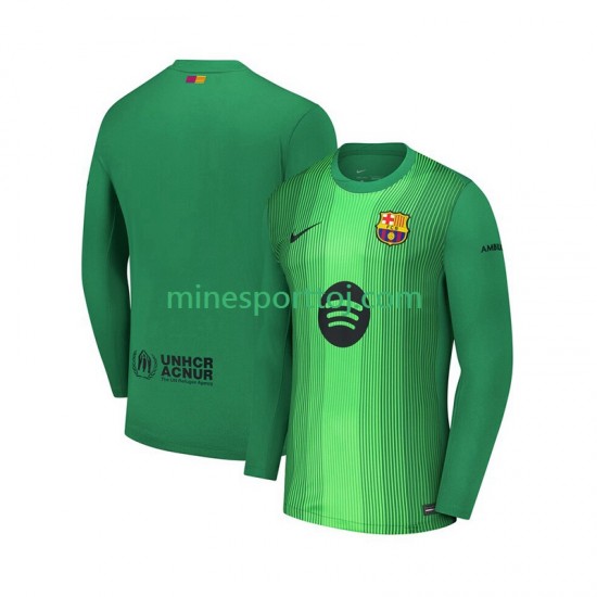FC Barcelona Målmand Herre Hjemmebane Fodboldtrøje 2025-2026 med Korte Ærmer
