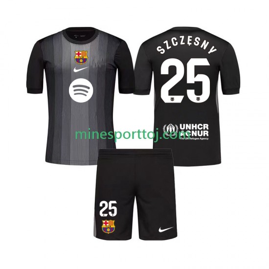 FC Barcelona Målmand Szczesny 25 Børne Tredje Fodboldtrøje 2025-2026 Lange Ærmer