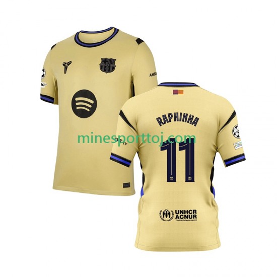 FC Barcelona Raphinha 11 Champions League Herre Udebane Fodboldtrøje 2025-2026 Lange Ærmer