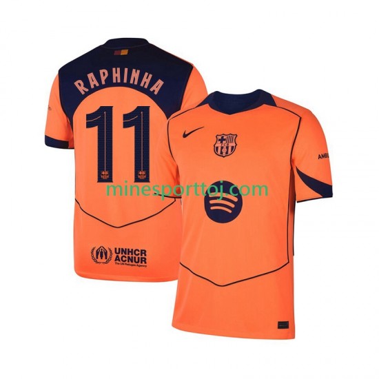 FC Barcelona Raphinha 11 Champions League Herre Tredje Fodboldtrøje 2025-2026 Lange Ærmer