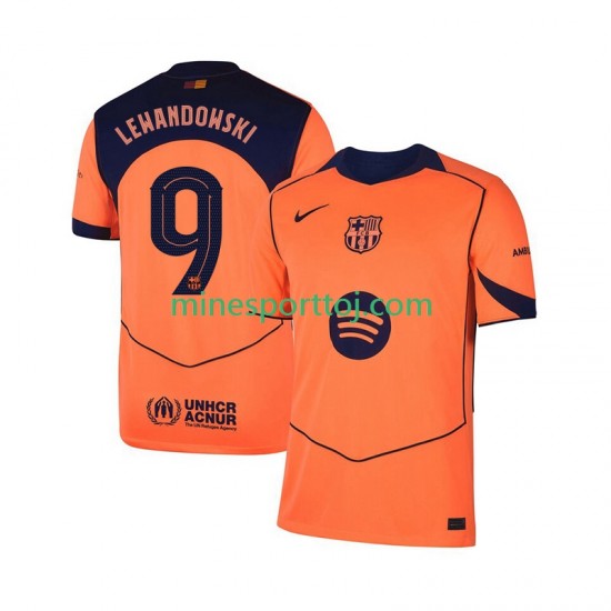 FC Barcelona Robert Lewandowski 9 UCL Herre Tredje Fodboldtrøje 2025-2026 Lange Ærmer