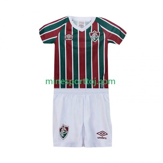 Fluminense Børne Hjemmebane Fodboldtrøje 2025-2026 Lange Ærmer