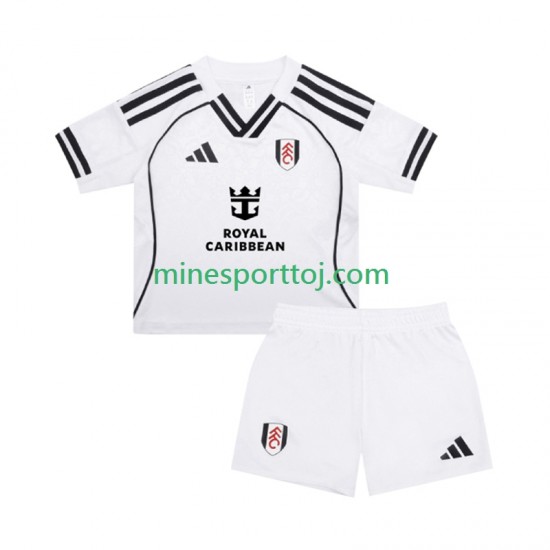 Fulham Børne Hjemmebane Fodboldtrøje 2025-2026 Lange Ærmer