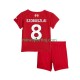 Liverpool Dominik Szoboszlai 8 Børne Hjemmebane Fodboldtrøje 2025-2026 Lange Ærmer