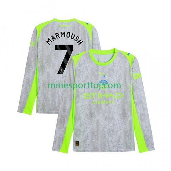 Manchester City Omar Marmoush 7 Herre Tredje Fodboldtrøje 2025-2026 med Korte Ærmer