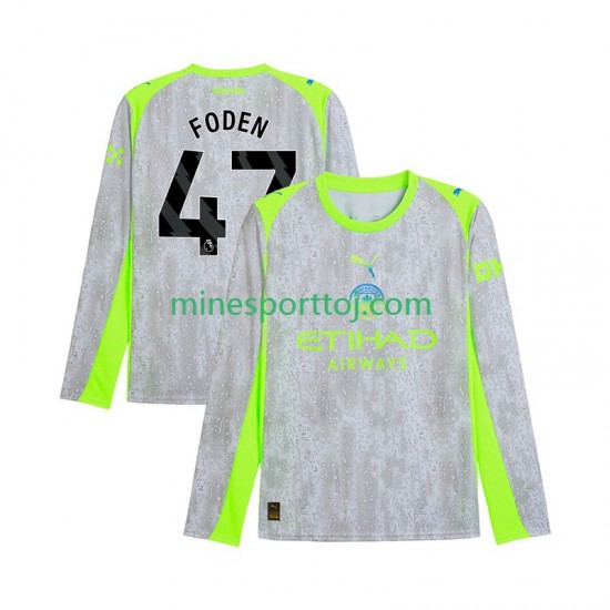 Manchester City Phil Foden 47 Herre Tredje Fodboldtrøje 2025-2026 med Korte Ærmer