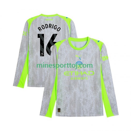 Manchester City Rodrigo Hernandez 16 Herre Tredje Fodboldtrøje 2025-2026 med Korte Ærmer