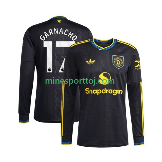 Manchester United Alejandro Garnacho 17 Herre Tredje Fodboldtrøje 2025-2026 med Korte Ærmer