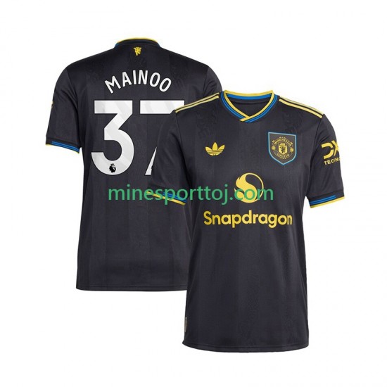 Manchester United Kobbie Mainoo 37 Herre Tredje Fodboldtrøje 2025-2026 Lange Ærmer