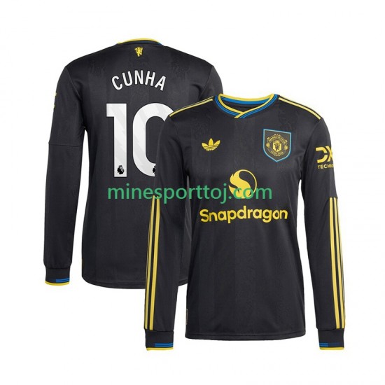 Manchester United Matheus Cunha 10 Herre Tredje Fodboldtrøje 2025-2026 med Korte Ærmer