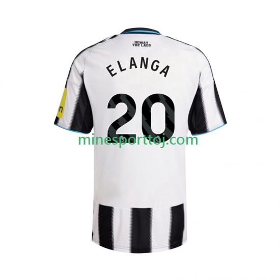Newcastle United Elanga 20 Herre Hjemmebane Fodboldtrøje 2025-2026 Lange Ærmer