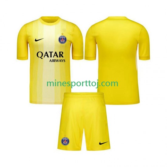 Paris Saint-Germain Målmand Børne Tredje Fodboldtrøje 2025-2026 Lange Ærmer