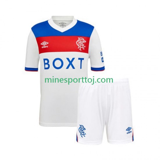 Rangers Børne Udebane Fodboldtrøje 2025-2026 Lange Ærmer
