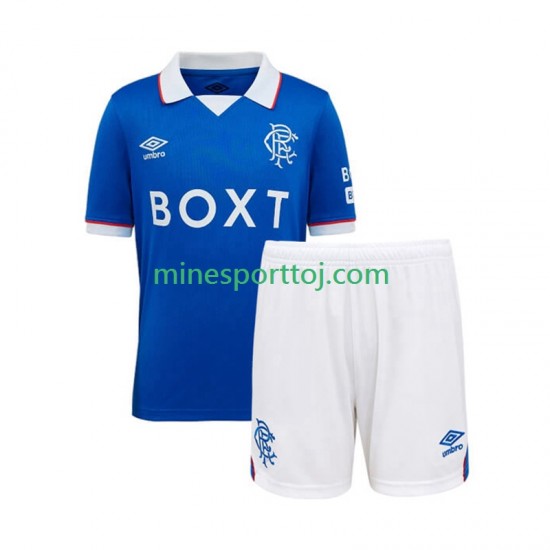 Rangers Børne Hjemmebane Fodboldtrøje 2025-2026 Lange Ærmer