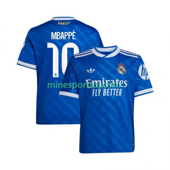 Real Madrid Kylian Mbappe 10 Herre Tredje Fodboldtrøje 2025-2026 Lange Ærmer