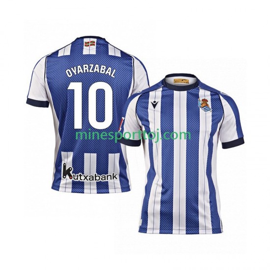 Real Sociedad Mikel Oyarzabal 10 Herre Hjemmebane Fodboldtrøje 2025-2026 Lange Ærmer