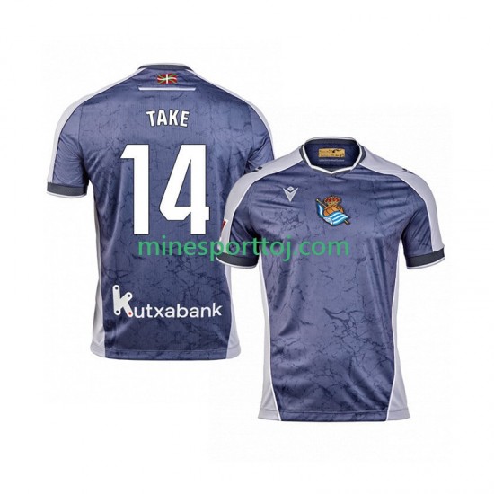 USA Real Sociedad Takef Kubo 14 Herre Udebane Fodboldtrøje 2025-2026 Lange Ærmer