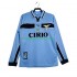 SS Lazio 1998 1999 Herre Retro Hjemmebane Fodboldtrøje med Korte Ærmer