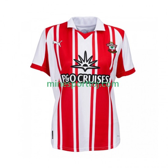 Southampton Herre Hjemmebane Fodboldtrøje 2025-2026 Lange Ærmer