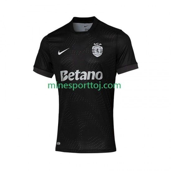 Sporting CP Herre Udebane Fodboldtrøje 2025-2026 Lange Ærmer