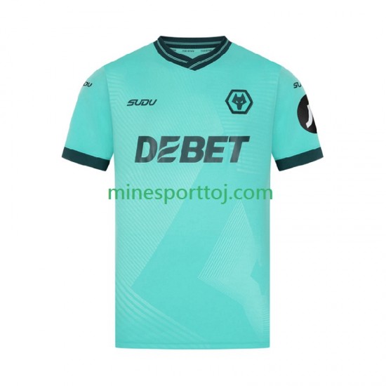 Wolverhampton Wanderers Herre Udebane Fodboldtrøje 2024-2025 Lange Ærmer