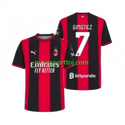 AC Milan Gimenez 7 Herre Hjemmebane Fodboldtrøje 2026-2027 Lange Ærmer