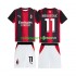 AC Milan Ibrahimovic 11 Børne Hjemmebane Fodboldtrøje 2026-2027 Lange Ærmer