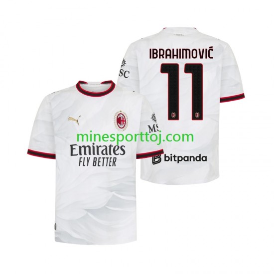 AC Milan Ibrahimovic 11 Herre Udebane Fodboldtrøje 2026-2027 Lange Ærmer