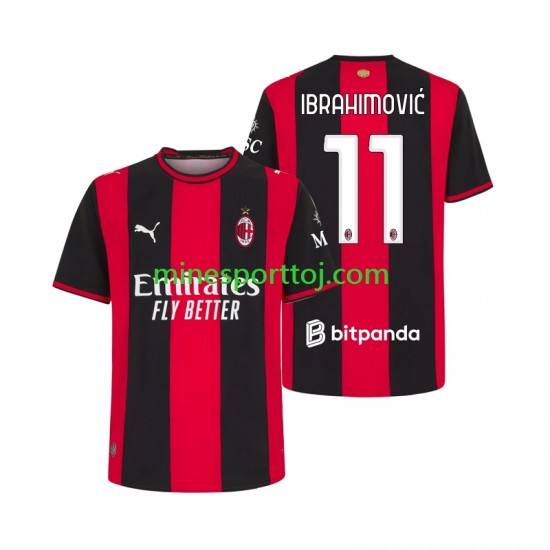 AC Milan Ibrahimovic 11 Herre Hjemmebane Fodboldtrøje 2026-2027 Lange Ærmer