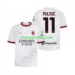 AC Milan Pulisic 11 Herre Udebane Fodboldtrøje 2026-2027 Lange Ærmer
