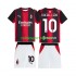 AC Milan Rafael Leao 10 Børne Hjemmebane Fodboldtrøje 2026-2027 Lange Ærmer