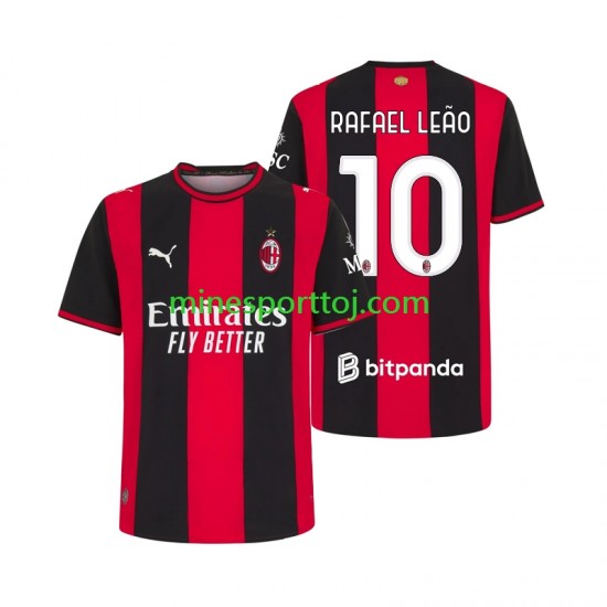 AC Milan Rafael Leao 10 Herre Hjemmebane Fodboldtrøje 2026-2027 Lange Ærmer