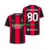 AC Milan Ronaldinho 80 Herre Hjemmebane Fodboldtrøje 2026-2027 Lange Ærmer