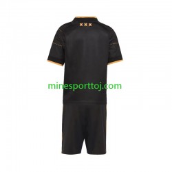 AFC Ajax Børne Udebane Fodboldtrøje 2026-2027 Lange Ærmer