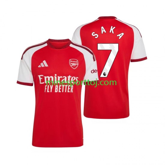 Arsenal Bukayo Saka 7 Herre Hjemmebane Fodboldtrøje 2026-2027 Lange Ærmer