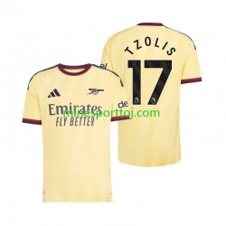 Arsenal Christos Tzolis 17 Herre Tredje Fodboldtrøje 2026-2027 Lange Ærmer
