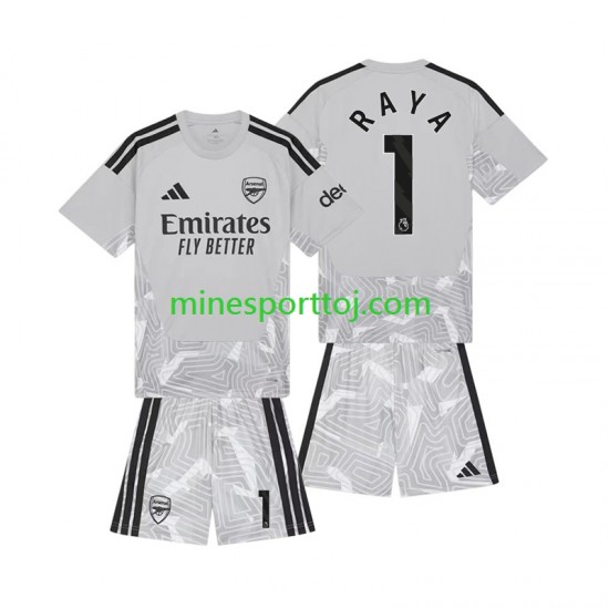 Arsenal Målmand David Raya 1 Børne Hjemmebane Fodboldtrøje 2026-2027 Lange Ærmer