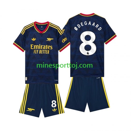 Arsenal Martin Odegaard 8 Børne Udebane Fodboldtrøje 2026-2027 Lange Ærmer