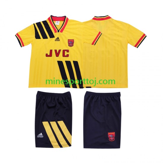 Arsenal 1993 1994 Børne Retro Udebane Fodboldtrøje Lange Ærmer