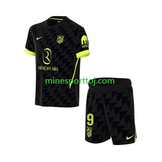 Atlético Madrid Alexander Sorloth 9 Børne Udebane Fodboldtrøje 2026-2027 Lange Ærmer