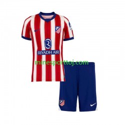 Atlético Madrid Børne Hjemmebane Fodboldtrøje 2026-2027 Lange Ærmer