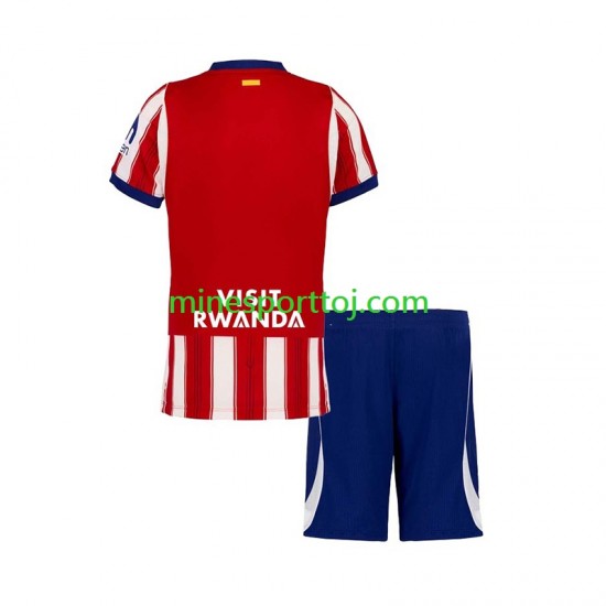 Atlético Madrid Børne Hjemmebane Fodboldtrøje 2026-2027 Lange Ærmer