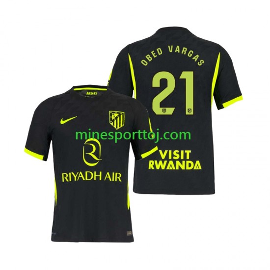 Atlético Madrid Obed Vargas 21 Herre Udebane Fodboldtrøje 2026-2027 Lange Ærmer