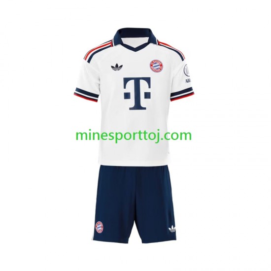 FC Bayern München Børne Udebane Fodboldtrøje 2026-2027 Lange Ærmer