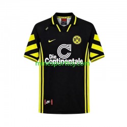 Borussia Dortmund 1996 Herre Retro Udebane Fodboldtrøje Lange Ærmer