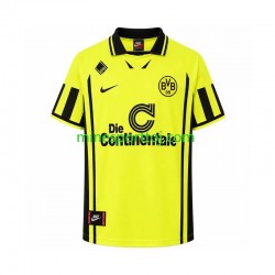 Borussia Dortmund 1996 Herre Retro Hjemmebane Fodboldtrøje Lange Ærmer