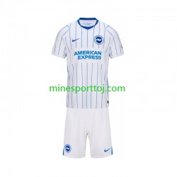 Brighton Hove Albion Børne Udebane Fodboldtrøje 2026-2027 Lange Ærmer