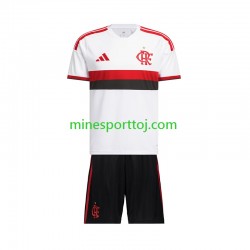 CR Flamengo Børne Udebane Fodboldtrøje 2026-2027 Lange Ærmer