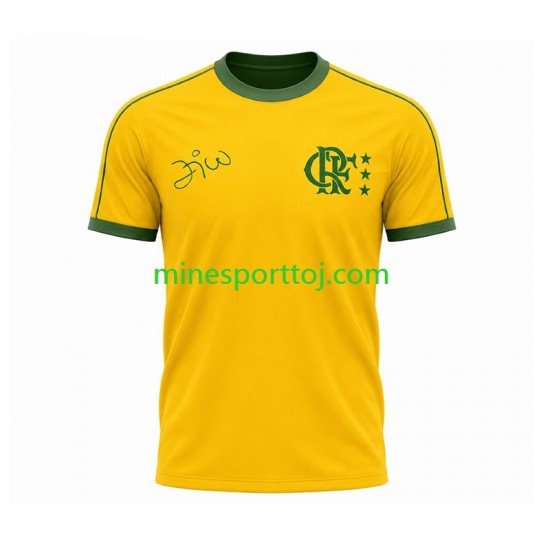 CR Flamengo Herre Retro Hjemmebane Fodboldtrøje Lange Ærmer