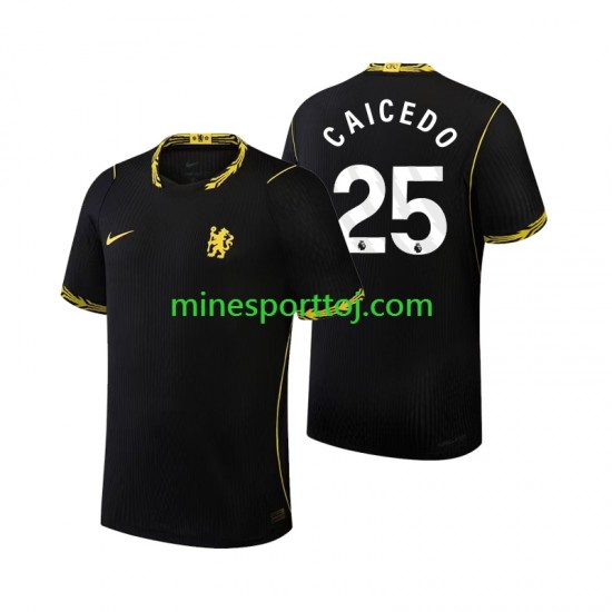 Chelsea Moises Caicedo 25 Herre Udebane Fodboldtrøje 2026-2027 Lange Ærmer